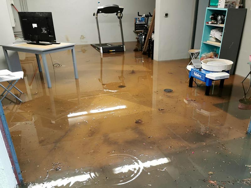 cleaning after water flood damage liverpool